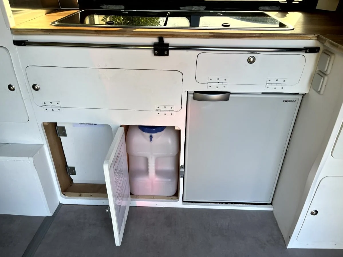 Circuit d'eau dans un VW T4 VASP